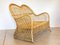 Vintage Wicker and Bamboo Sofa from Gervasoni 1980s 10