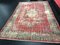 Vintage Red Overdyed Distressed Rug 3