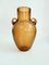 Bernsteinfarbene Vase aus Muranoglas von Archimede Seguso, 1950er 1