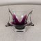 Centro de mesa Viola de cristal de Murano, años 70, Imagen 5