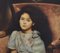 Nicola del Basso, Child on Armchair, 21st Century, Oil on Canvas 3