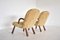Clam Chairs in Honey Sheepskin by Arnold Madsen, 1950s, Set of 2 7