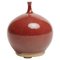 Vase aus roter Keramik von Stan Brelivet 1