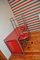 Roter Bauhaus Schreibtisch, Stuhl & Metallschrank, 3er Set 13