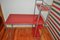Roter Bauhaus Schreibtisch, Stuhl & Metallschrank, 3er Set 15