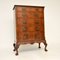 Antique Figured Walnut Chest of Drawers 4