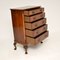 Antique Figured Walnut Chest of Drawers, Image 5