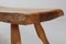 Tavolino da caffè rustico in legno, inizio XX secolo, Immagine 8