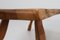 Tavolino da caffè rustico in legno, inizio XX secolo, Immagine 7