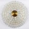 Large Mid-Century Scandinavian Glass Flush Mount by Carl Fagerlund for Orrefors, Sweden, 1960s, Image 4