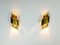 Danish Brutalist Wall Lights by Svend Aage Holm Sorensen for Holm Sorensen, Set of 2 6