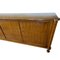 Three-Door Sideboard in Walnut with Diamond Parquetry by Jules Leleu, Image 3