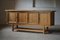 Modern Danish Brutalist Sideboard in Oak, 1960s 1