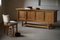 Modern Danish Brutalist Sideboard in Oak, 1960s 12