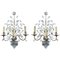 Large Wall Sconces with Urns and Flowers from Maison Baguès, Set of 2 1