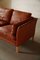 Danish 3-Seat Sofa in Cognac Coloured Leather by Mogens Hansen, 1970s 6