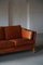 Danish 3-Seat Sofa in Cognac Coloured Leather by Mogens Hansen, 1970s 3