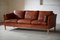 Danish 3-Seat Sofa in Cognac Coloured Leather by Mogens Hansen, 1970s 10