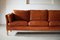 Dänisches 3-Sitzer Sofa aus cognacfarbenem Leder von Mogens Hansen, 1970er 11