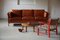 Danish 3-Seat Sofa in Cognac Coloured Leather by Mogens Hansen, 1970s 2