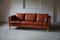 Dänisches 3-Sitzer Sofa aus cognacfarbenem Leder von Mogens Hansen, 1970er 5