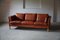 Danish 3-Seat Sofa in Cognac Coloured Leather by Mogens Hansen, 1970s 5