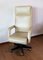 Swivel Armchair in Beige Leather, Image 2