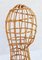 Mid-Century French Hat Stand in Rattan, 1950 3