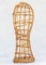 Mid-Century French Hat Stand in Rattan, 1950, Image 9
