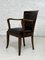 Empire Style Wooden & Leather Desk Chair 3