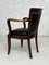 Empire Style Wooden & Leather Desk Chair 5