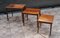 Danish Wooden Nesting Tables, Set of 3 7