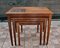 Danish Wooden Nesting Tables, Set of 3, Image 3