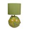 Ceramic Lake Lamp with Cotton Lampshade from Ceramiche Dolfi 1