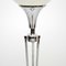 Italienische Vintage Chrom & Glas Stehlampe, 1970er 4