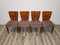 Art Deco Dining Chairs by Jindrich Halabala, Set of 4 7