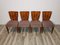 Art Deco Esszimmerstühle von Jindrich Halabala, 4er Set 7