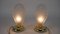 AF Fifty Table Lamps in Glass and Metal, Set of 2 2