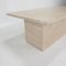 Italian Coffee Table in Travertine, 1980s, Image 5