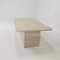 Italian Coffee Table in Travertine, 1980s 6