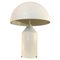 White Lacquered Atollo Table Lamp by Vico Magistretti for Haluce, Italy, 1977 1