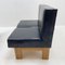 Modular Leather and Oak Wood Sofa and Chairs, 1970s, Set of 4, Image 11