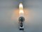 Lámpara de pared Bauhaus o funcionalista grande de cromo, años 30, Imagen 7