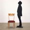 Stühle aus Buche & Kunstleder, 1950er, 6er Set 2