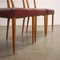 Beech and Leatherette Chairs, 1950s, Set of 6 6