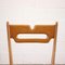 Beech and Leatherette Chairs, 1950s, Set of 6, Image 4