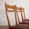 Chaises en Hêtre et Similicuir, 1950s, Set de 6 3