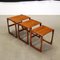 Teak Nesting Tables, England, 1960s, Set of 3, Image 3