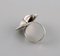 Modernist Sterling Silver Ring by Ibe Dahlquist for Georg Jensen, Image 4