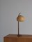 Oak and Leather Table Lamp in Oak and Leather by Hans Agne-Jakobsson for Markaryd, 1960s 2